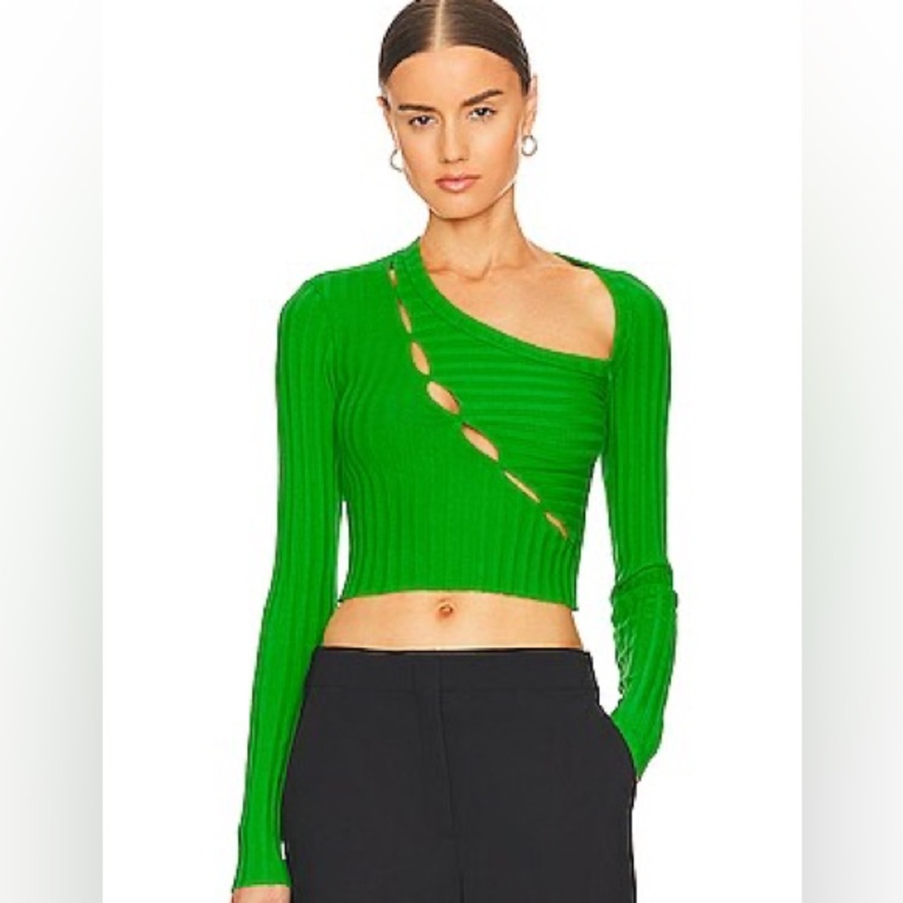NWT💕 Cotton Citizen The Capri Crop Shirt in Lime Small